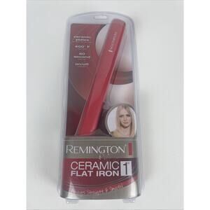 New in Box | Remington | Hair Flat Iron Ceramic Plates 1 inch | Red | 400 degree